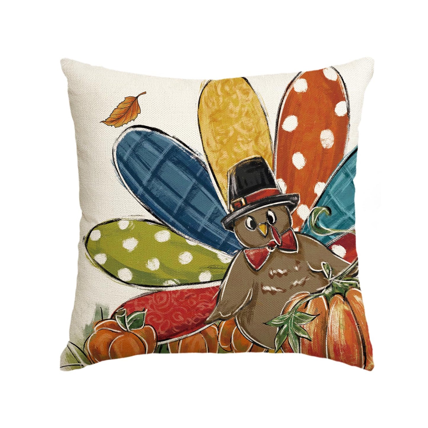 Fall Thanksgiving Pillow Cover