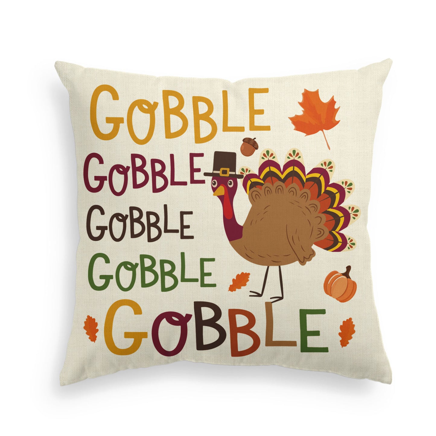 Fall Thanksgiving Pillow Cover