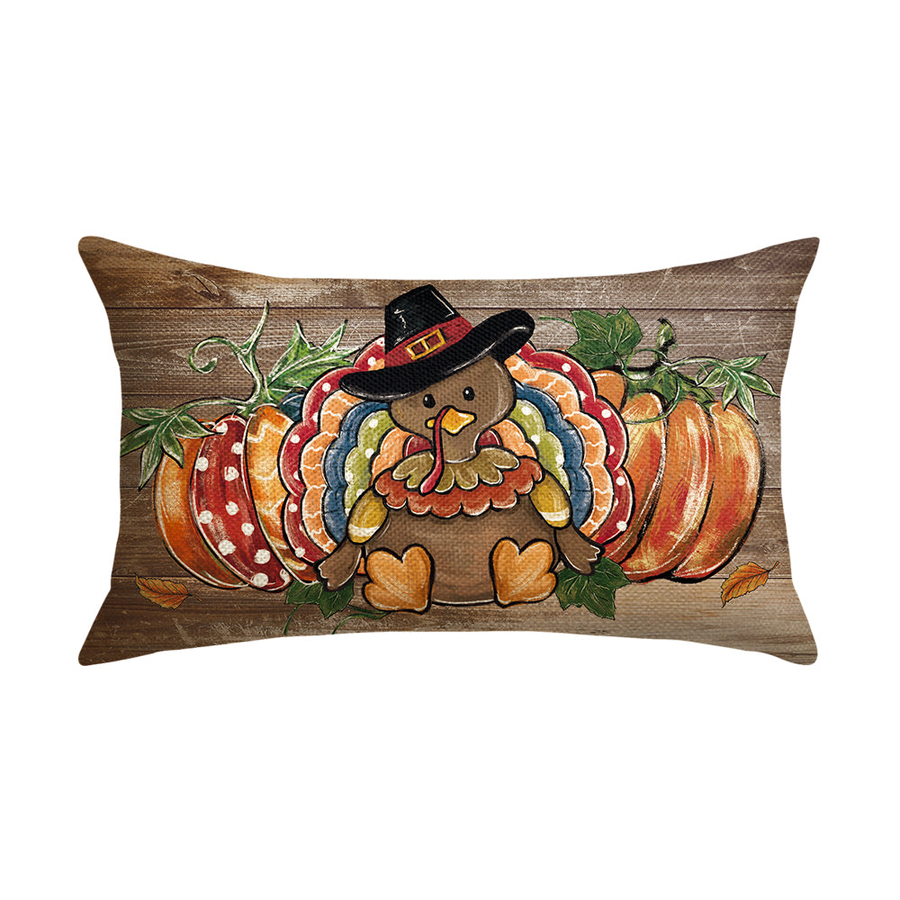 Fall Thanksgiving Pillow Cover