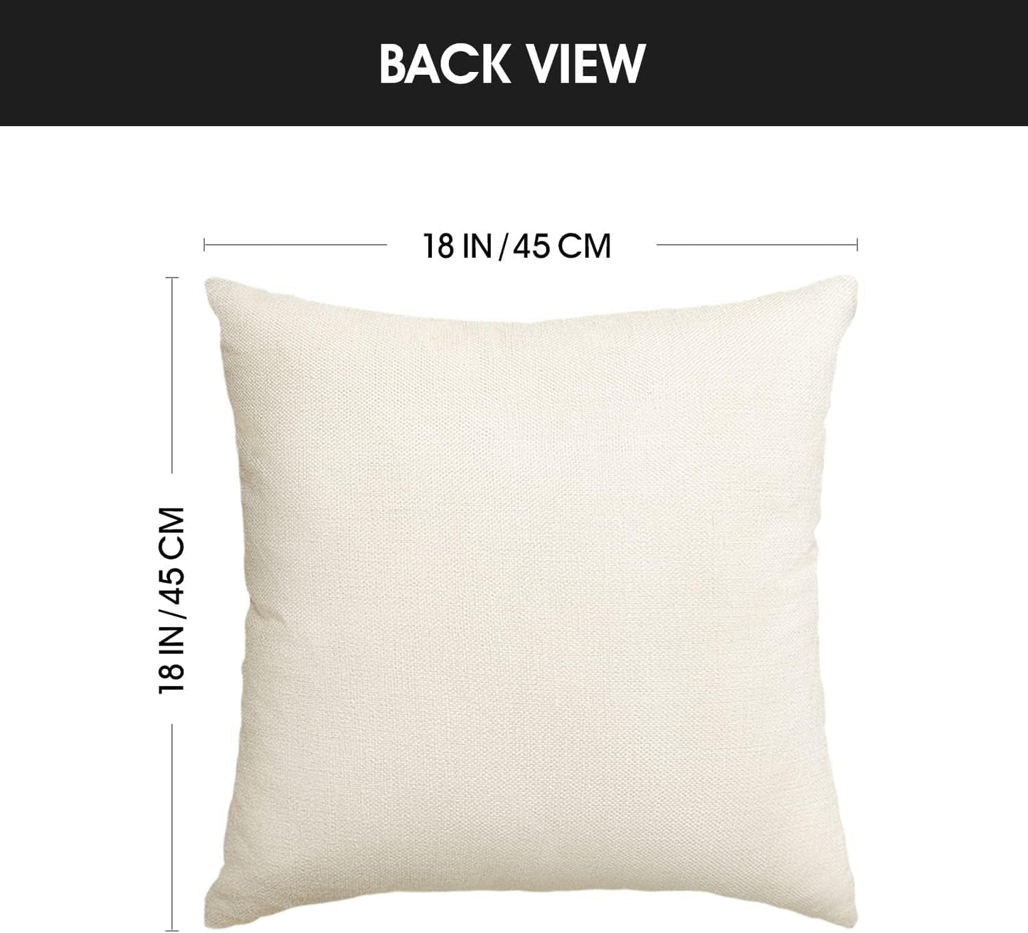 AVOIN Thanksgiving Gobble Gobble Turkey Throw Pillow Cover, 18 x 18 Inch Fall Holiday Cushion Case Decoration for Sofa Couch